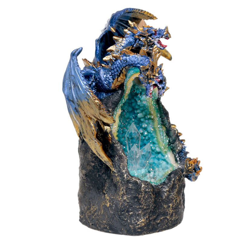 Dragon with Crystal Cave LED incense Burner