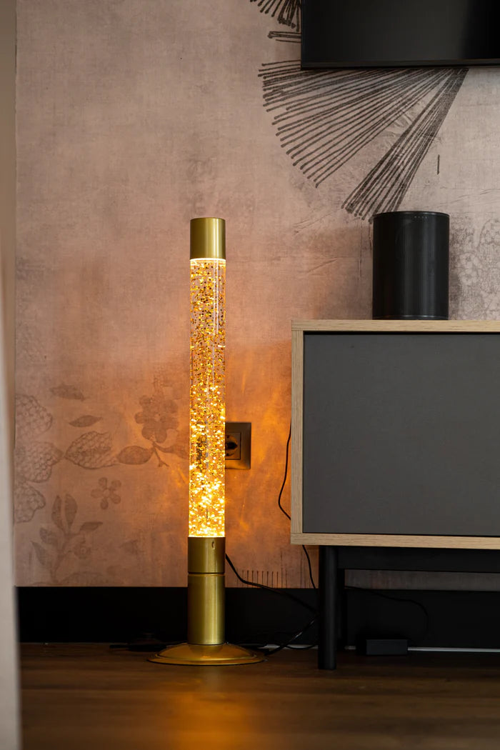 Floor lava lamp XXL - Multicolor glitte