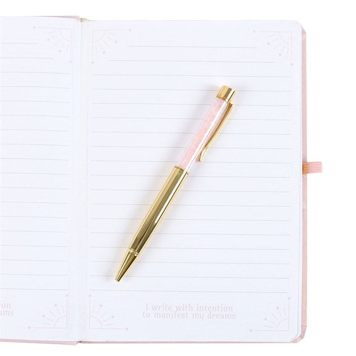 Bllok + stilolaps me rose quartz "Goddess Energy"