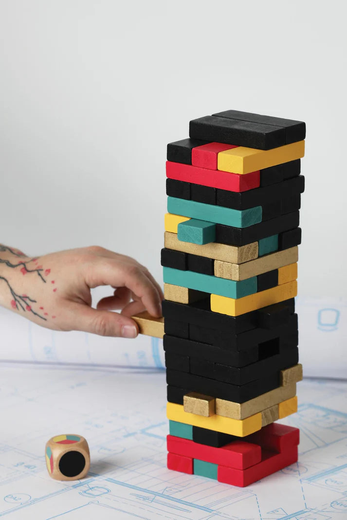 Loje Jenga me ngjyra