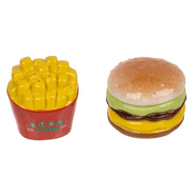 Set Krip dhe Piper Hamburger