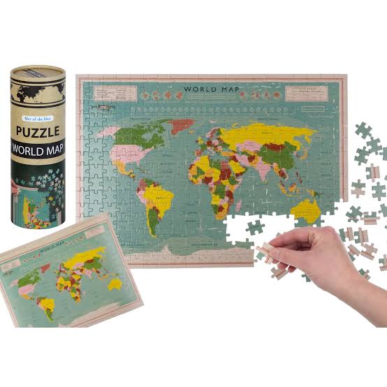 Puzzle World map