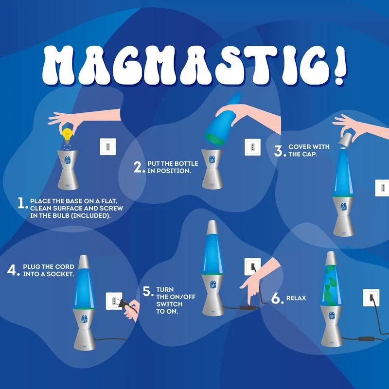 Lava lamp Legami Silver