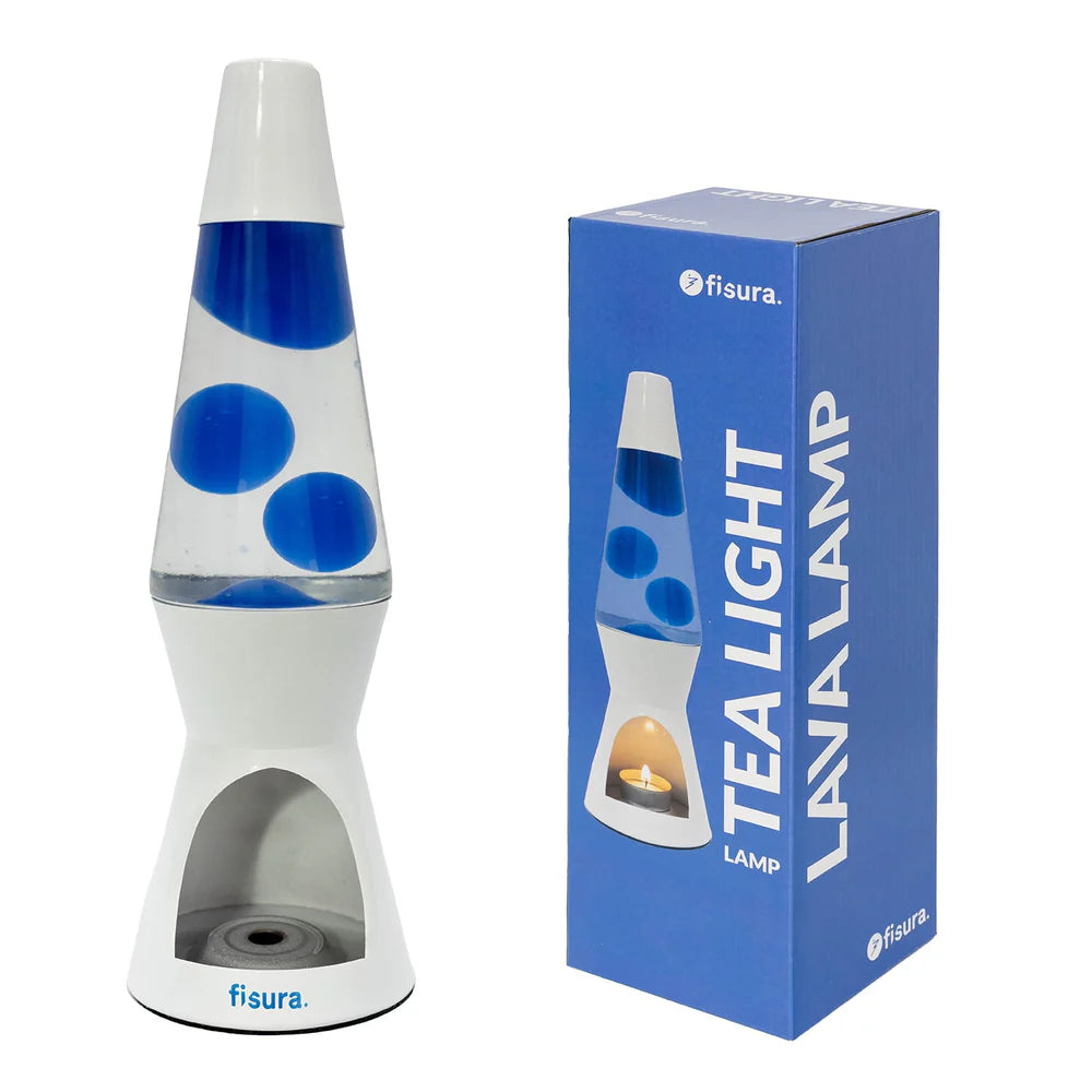 Lava lamp me qiri - White and Blue