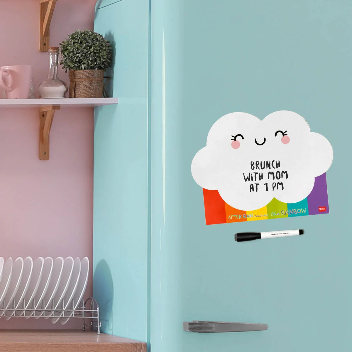 Board magnetik me marker "Rainbow"