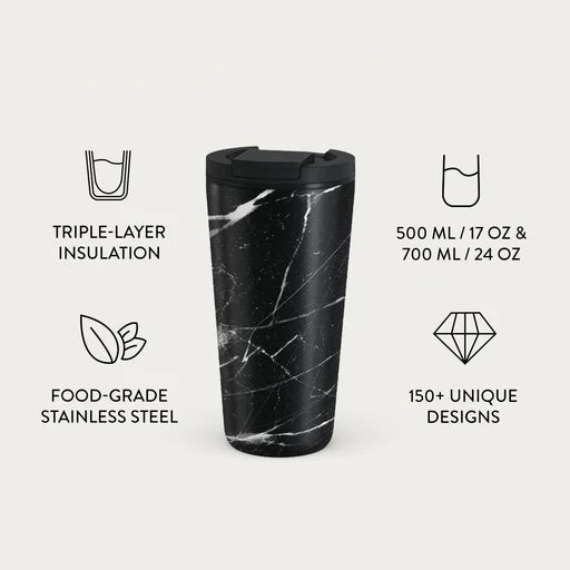 Filxhan Travel 350ml Marble Black