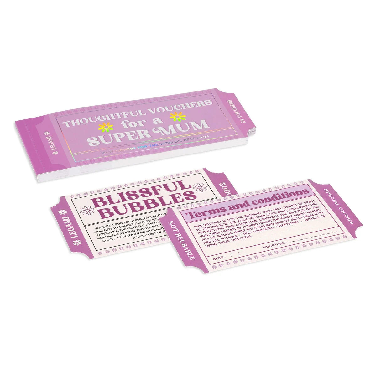 BOOK OF 24 VOUCHERS  MOM