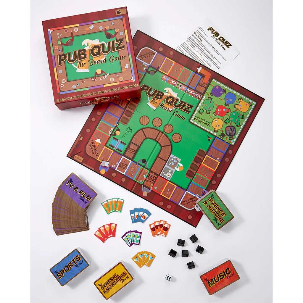 PUB QUIZ THE BOARD GAME