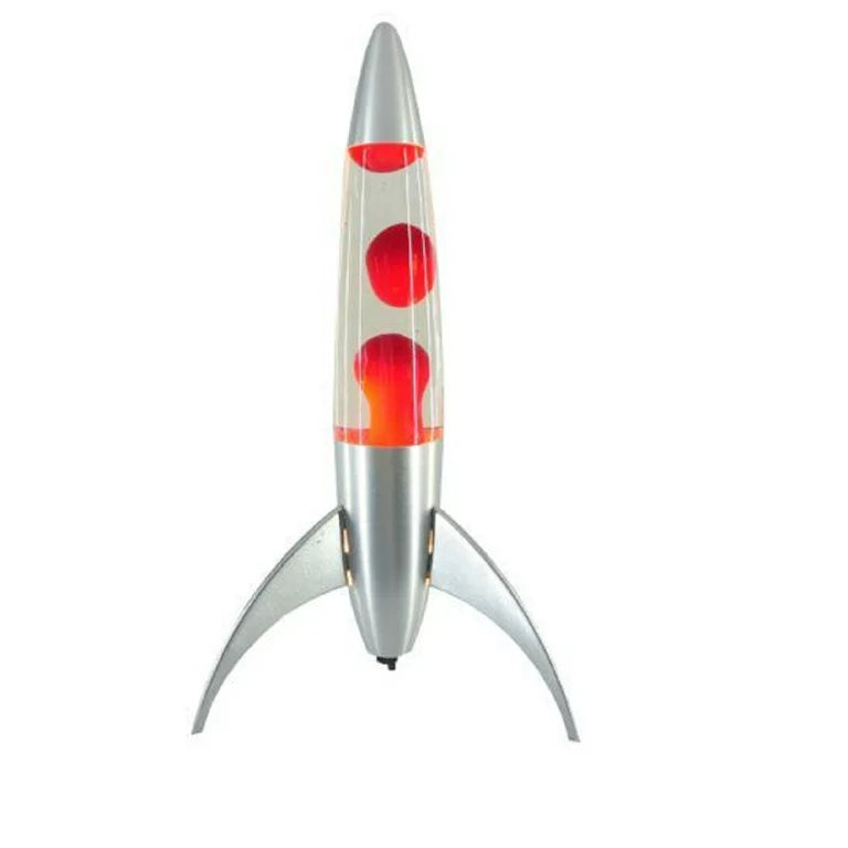 Rocket lava lamp Red