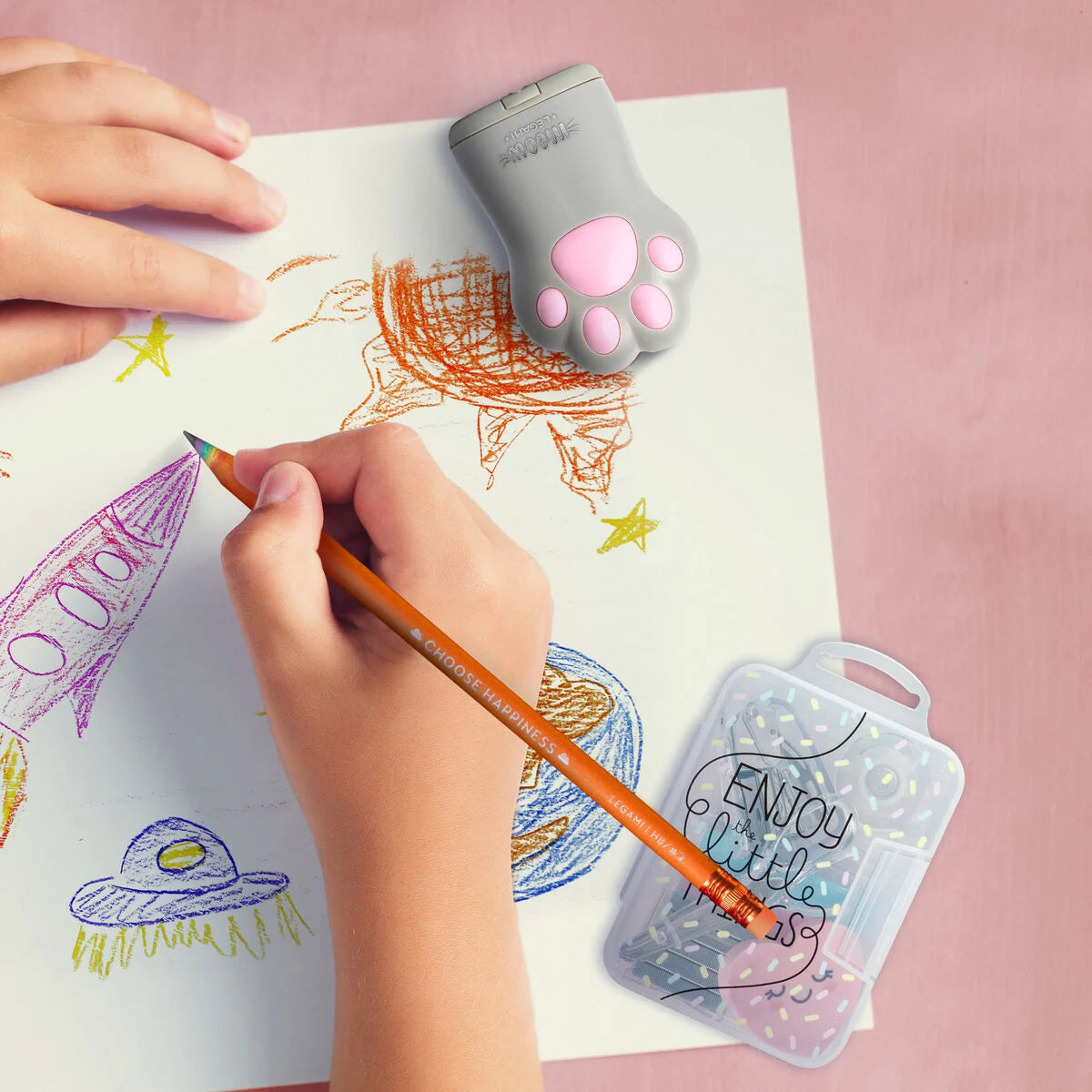 Mini set kancelarie Pink