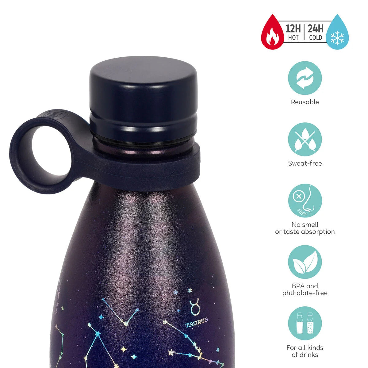 Shishe uji termus 800ml "Stars"