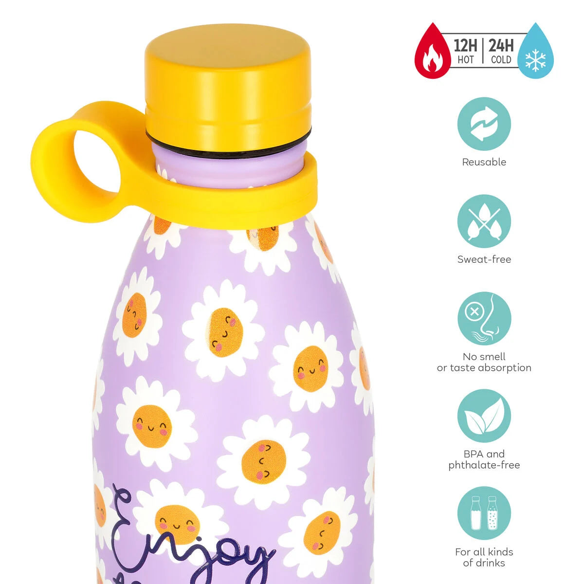 Shishe uji termus 800ml "Daisy"