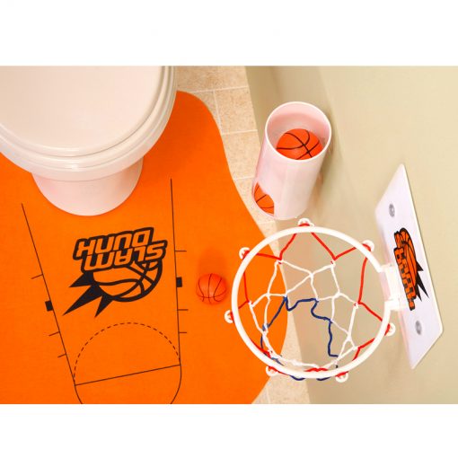 Toilet basketball set