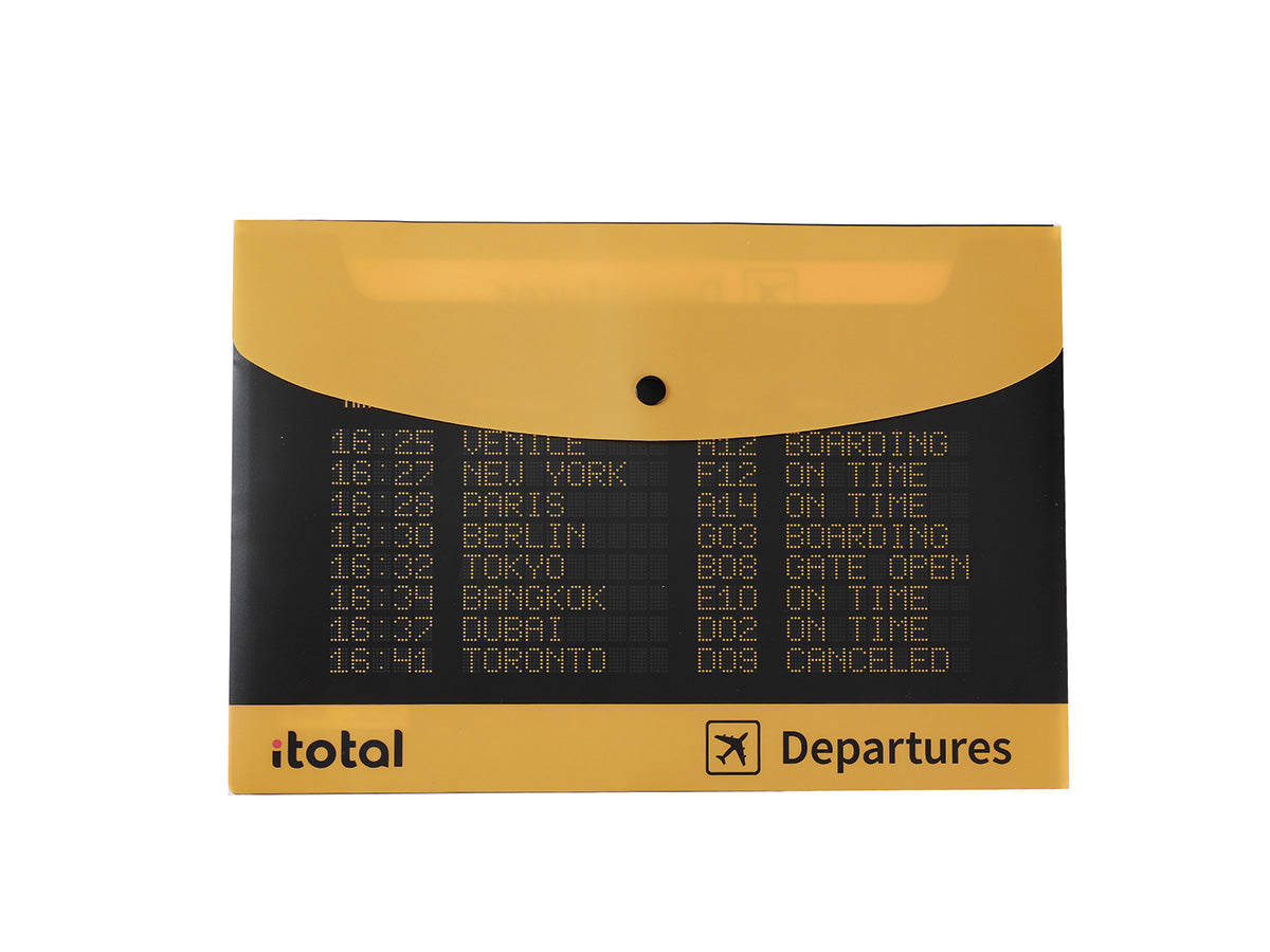 Document holder Departures