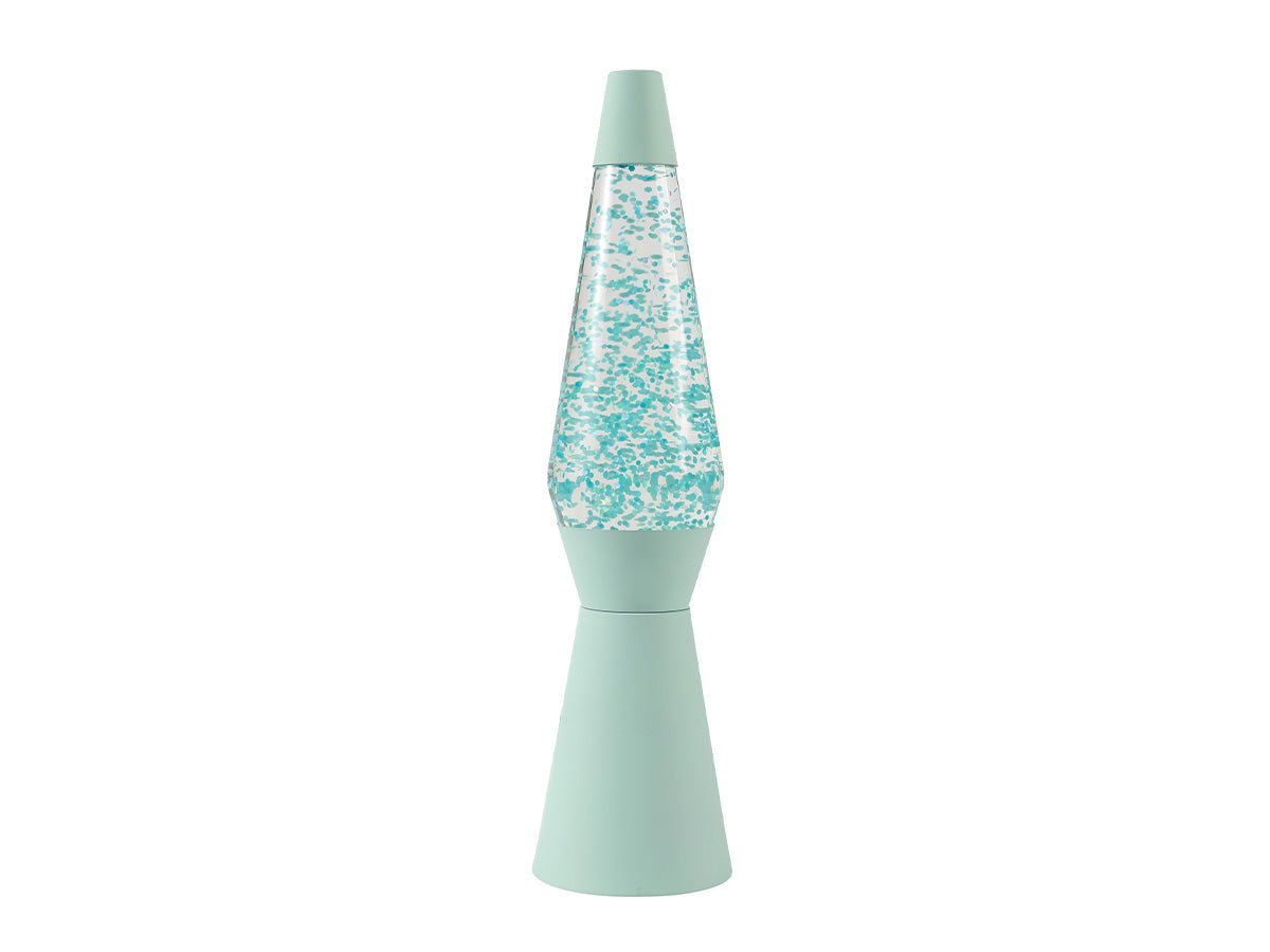 Spaceship Glitter lamp Light Mint