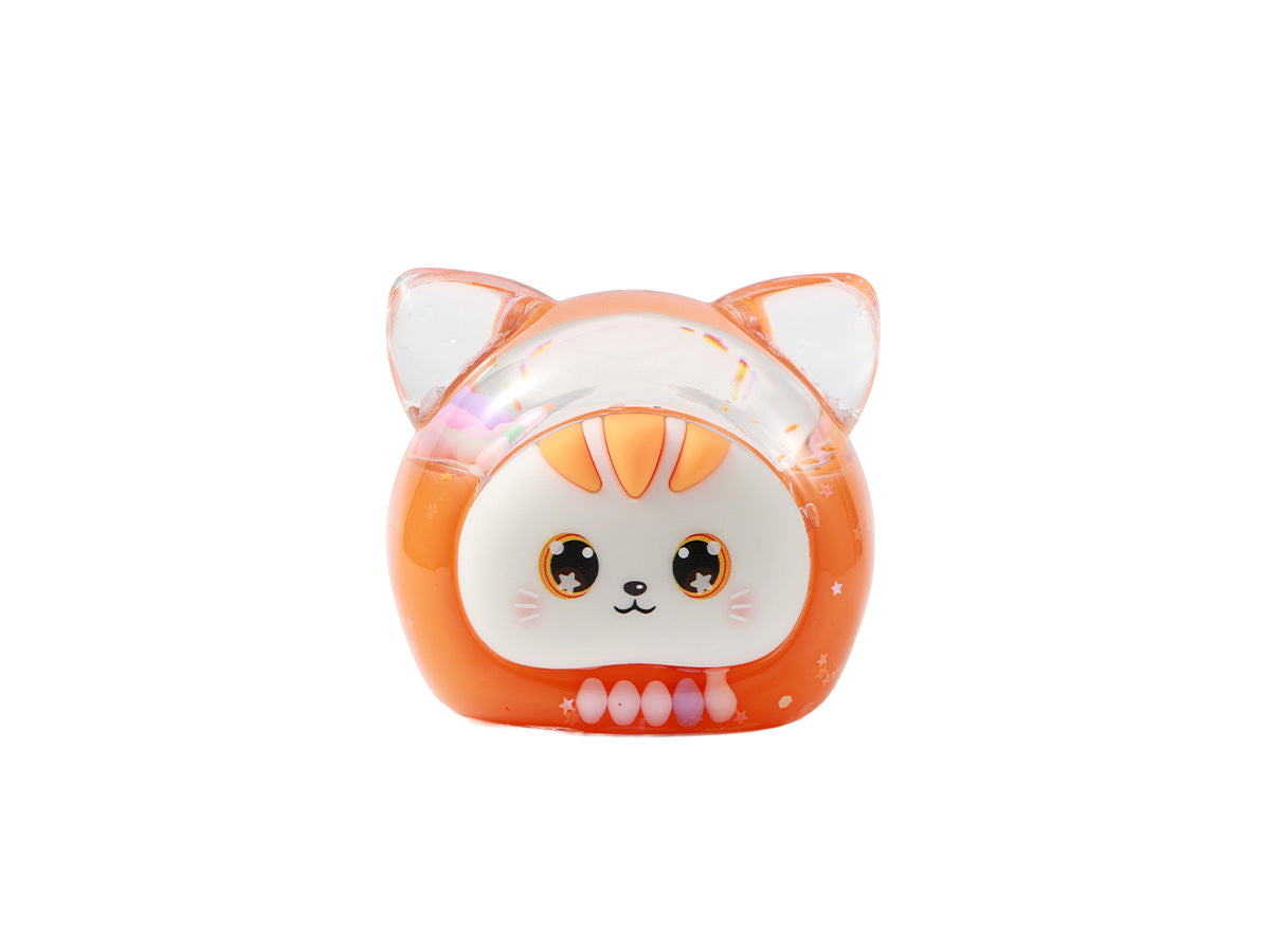 Antistres Cat Bubblehead orange