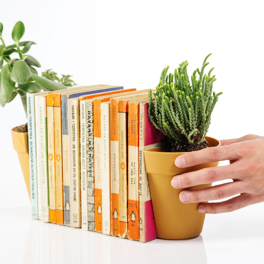 PLANTER BOOKENDS