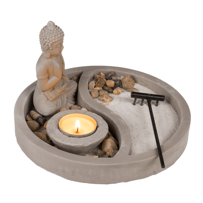 Kopshti ZEN me buddha