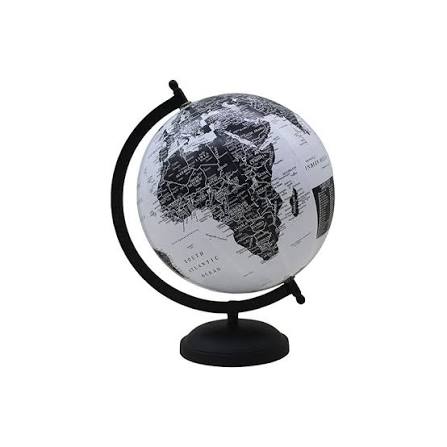 Globe "Black map"