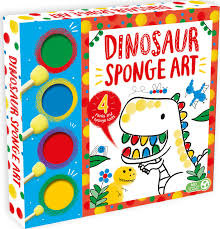 DINOSAUR SPONGE ART