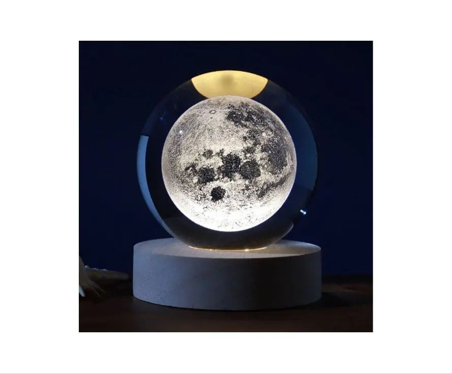 Crystal Ball Lamp Moon