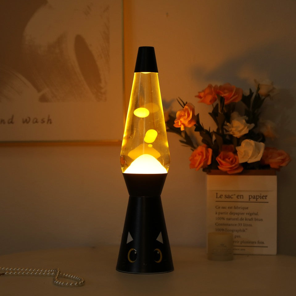 Lava Lamp 36 cm BLACK CAT