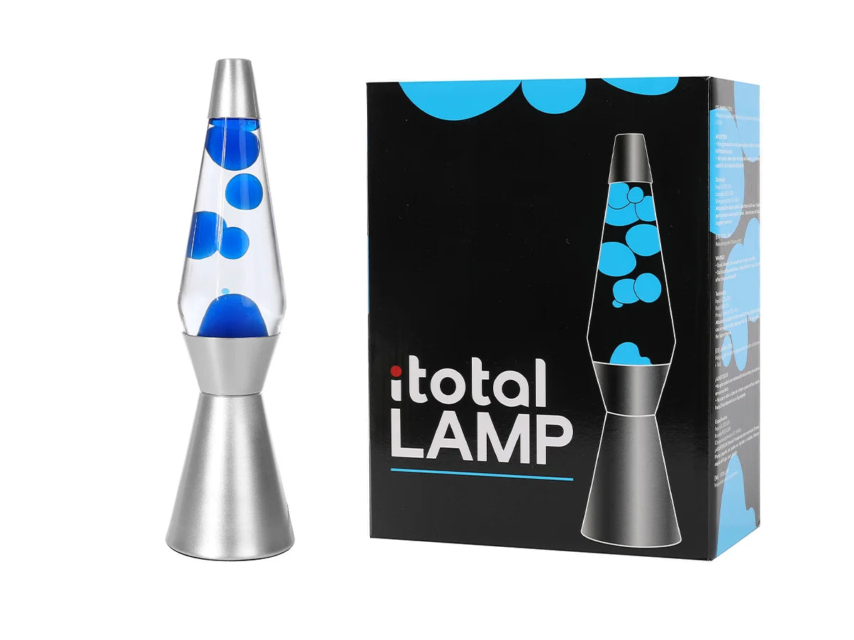 Lava Lamp 36 cm with Silver Base