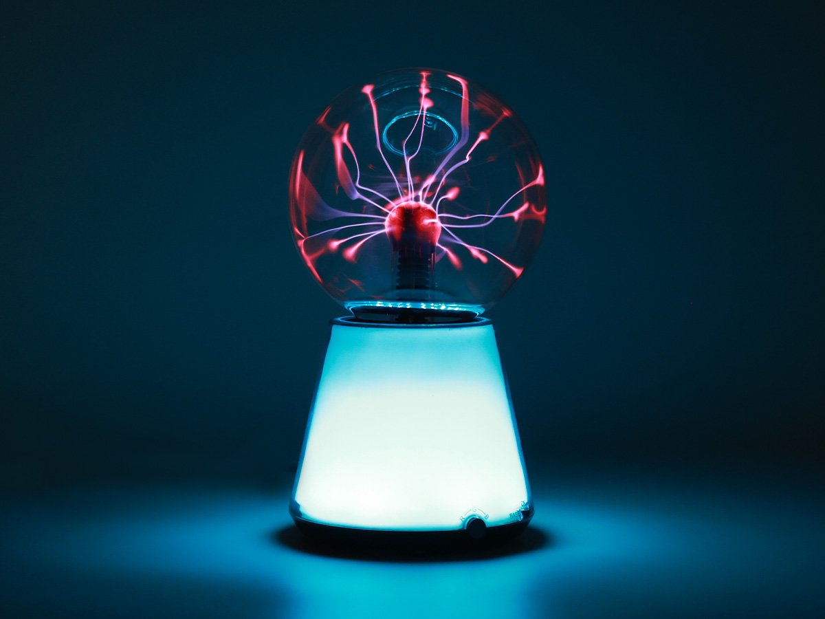 Plasma lamp Changing color