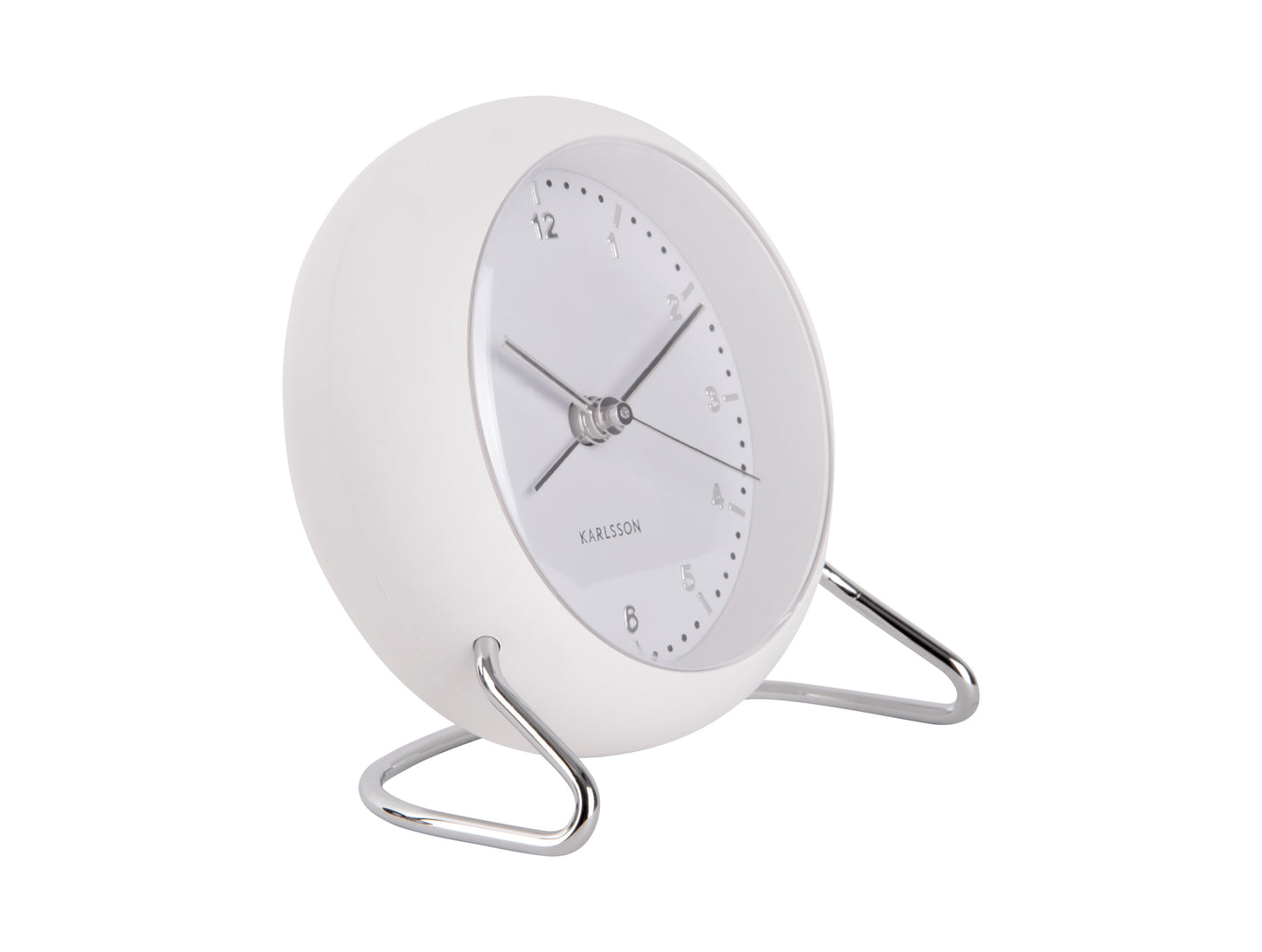 Alarm Clock Val ABS White