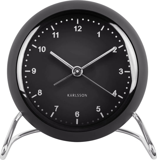 Alarm Clock Val ABS Black
