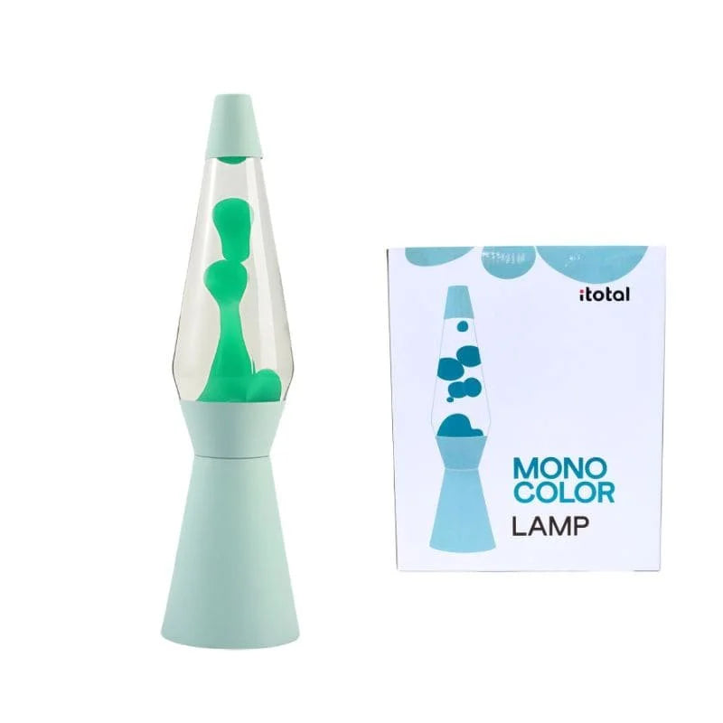 Lava Lamp Green Clear liquid