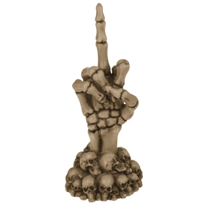 Skeleton Middle Finger