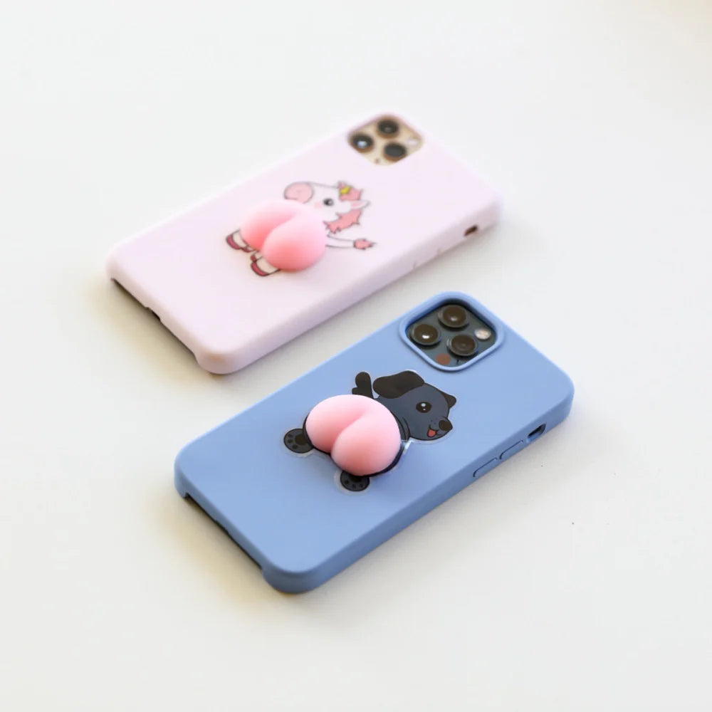 Mobile phone bum sticker