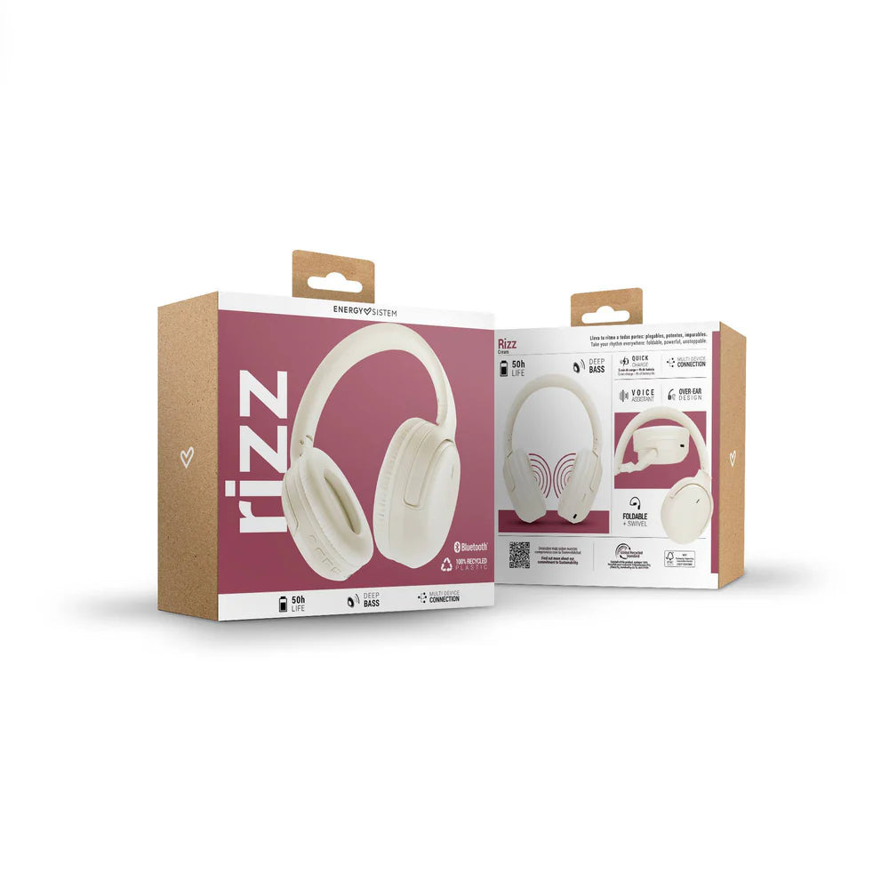 Cream Rizz Headphones