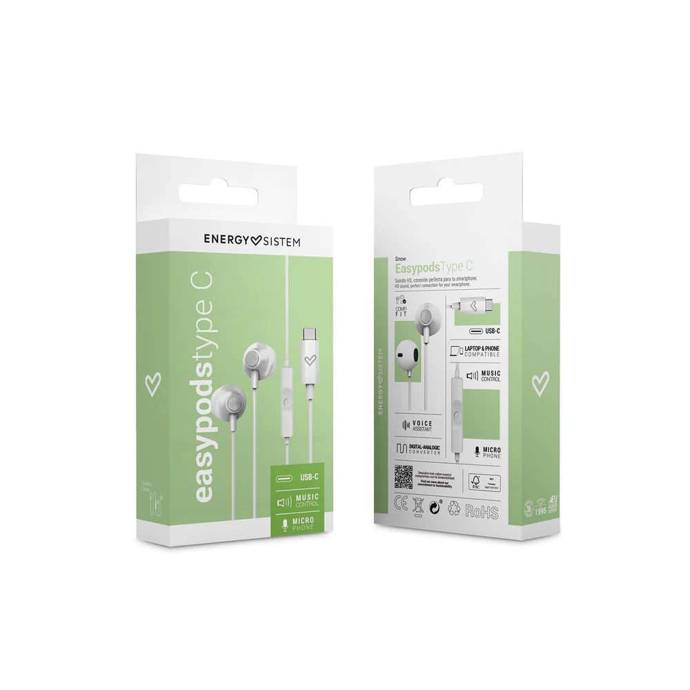 Snow EasyPods Type C Earphones