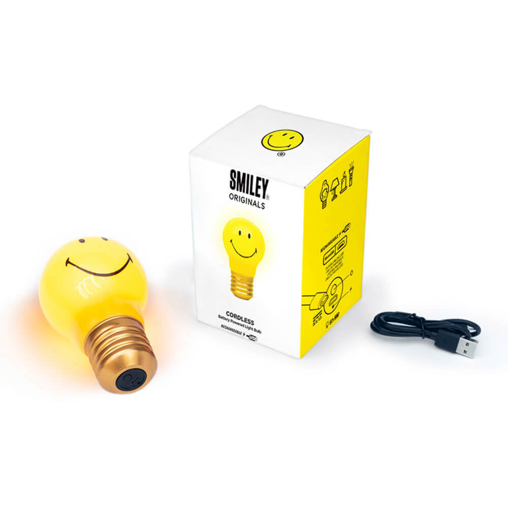 SMILEY CORDLESS LIGHTBULB