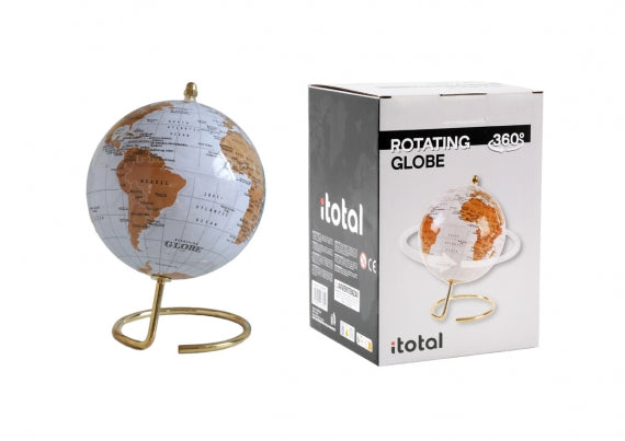 Globe white and gold