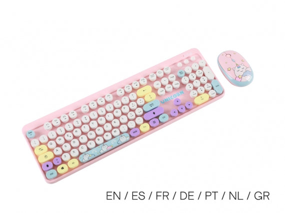 Set Tastiere & Mouse Unicorn